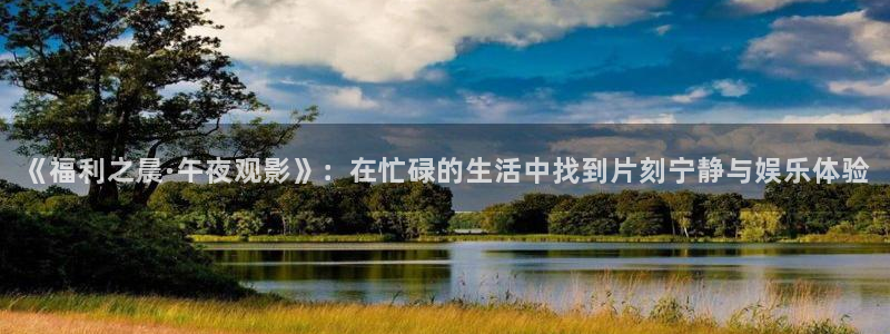 飘雪影院午夜理论片：《福利之晨·午夜观影》：在忙碌的生活中找到片刻宁静与娱乐体验